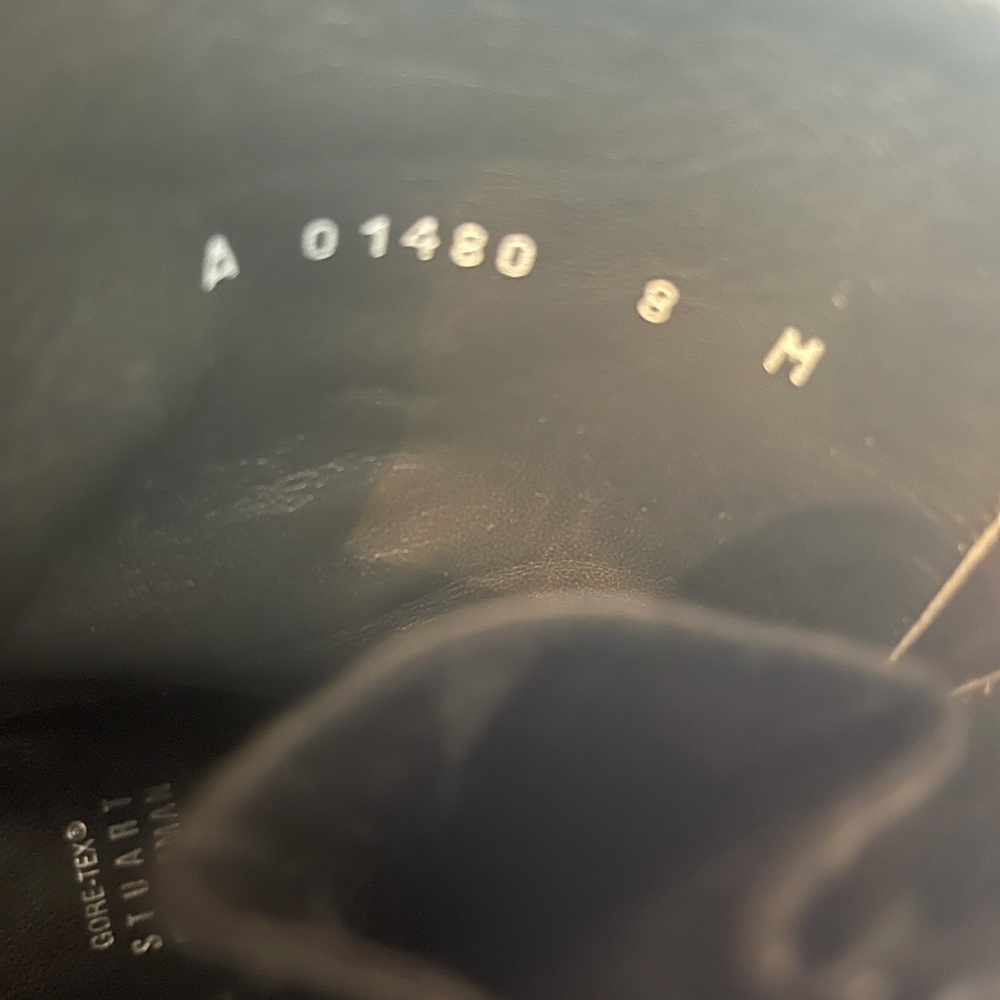 Stuart Weitzman Sleek Classic Microfiber Stretch … - image 3